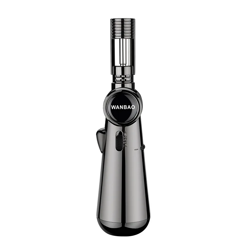 Torch Gas Windproof BBQ Kitchen Cooking Jet Turbo Cigar Lighter High Capacity Spray Gun Jewelry Metal Welding Gifts For Men thumbnail 2