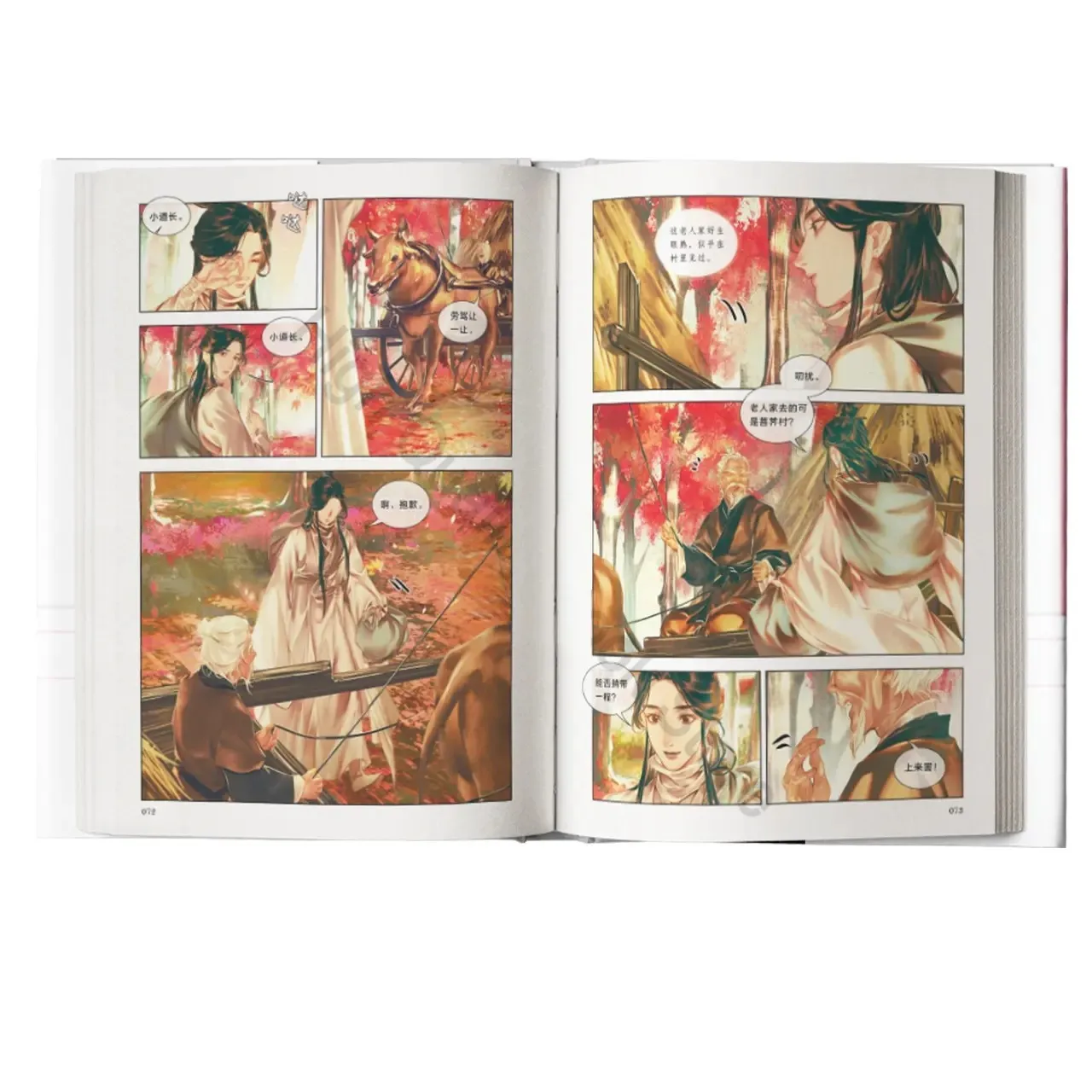Heaven Officials Blessing 8 7 6 5 4 3 2 1 Comic Book, Mo Xiang Tong Xiu Tian Guan Ci Fu Chinese Manga Special Gift Edition MXTC thumbnail 4