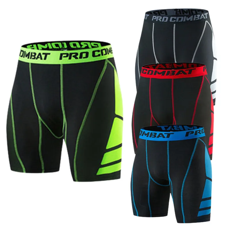 Men's Sports Pants Running Compression Tights Cropped Trousers Quick Dry Legging Fitness Outdoor Gym Jogging Elastic Shorts thumbnail 3
