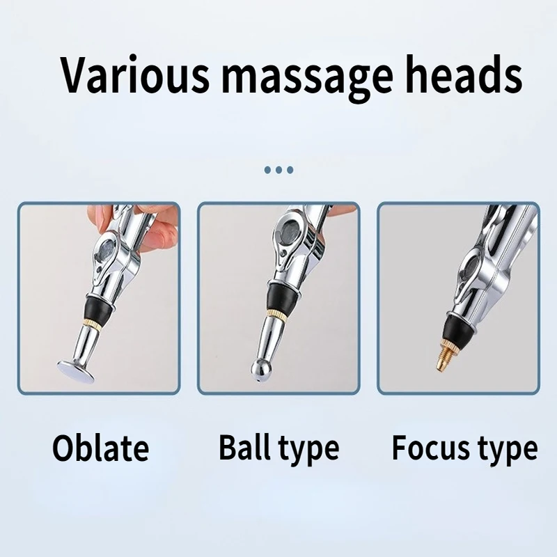 Electronic Acupuncture Pen Electric Meridians Laser Therapy Heal Massage Pen Meridian Energy Pen Relief Pain Tools Massager thumbnail 3