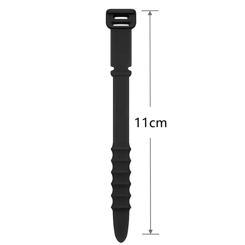 5PCS Silicone Data Wire Cable Organizer Tie Phones Cable Winder Management Buckle Clip for Headphone Charger Cord Holder Strap thumbnail 6