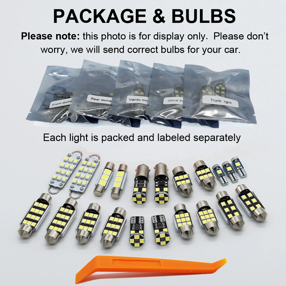 ZITWO Canbus No Error LED Interior Dome Map Light Bulb Kit For Alfa Romeo Giulietta Mito Brera GT Spider 4C 147 156 159 166 thumbnail 3