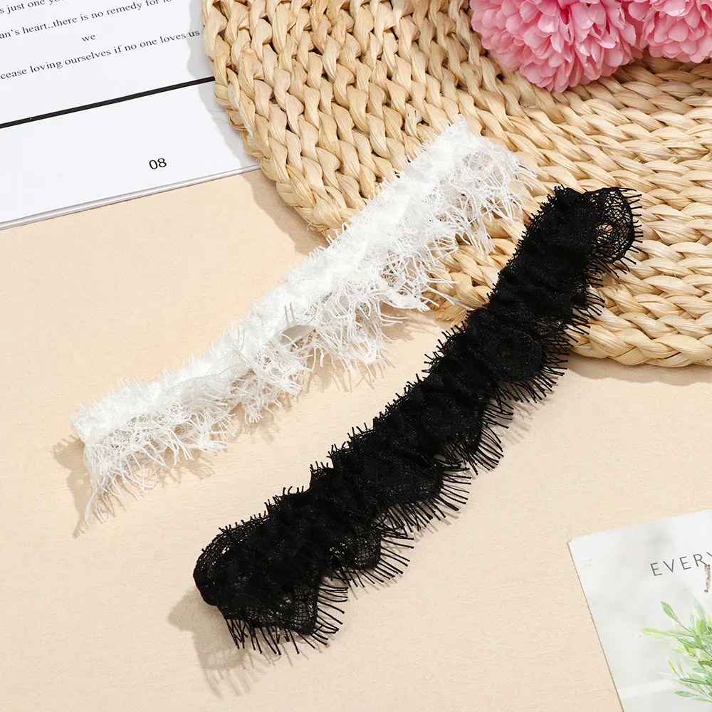 Women Bow Leg Ring Sexy Lingerie Lace Garter Belt Bowknot Leg Loop Wedding Garters Bridal Cosplay Fashion Stocking Thigh Ring thumbnail 4