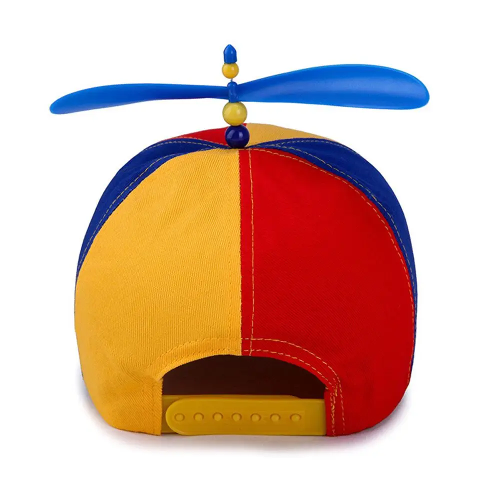 Bamboo Dragonfly Rainbow Sun Cap Funny Adventure Dad Hat Snapback Hat Helicopter Propeller Design for  Boys Girls Adult thumbnail 5