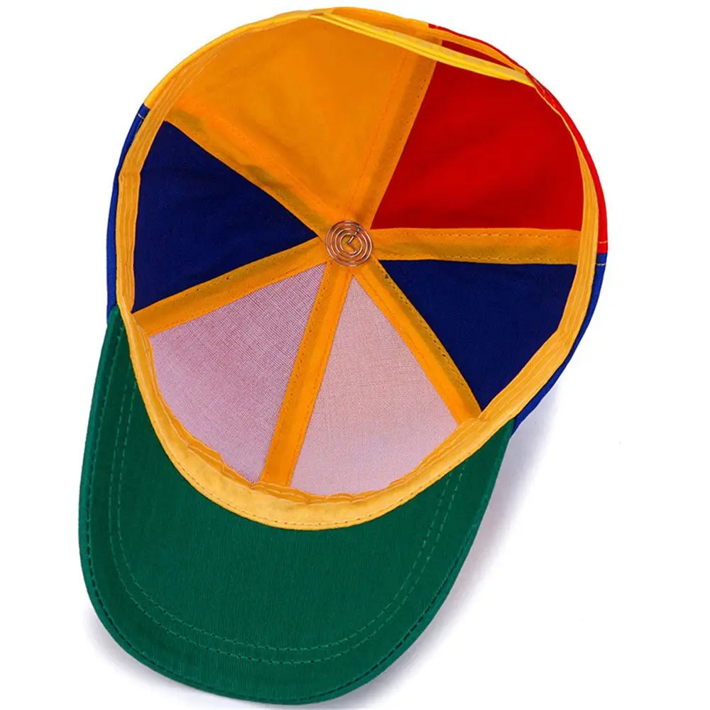 Bamboo Dragonfly Rainbow Sun Cap Funny Adventure Dad Hat Snapback Hat Helicopter Propeller Design for  Boys Girls Adult thumbnail 6