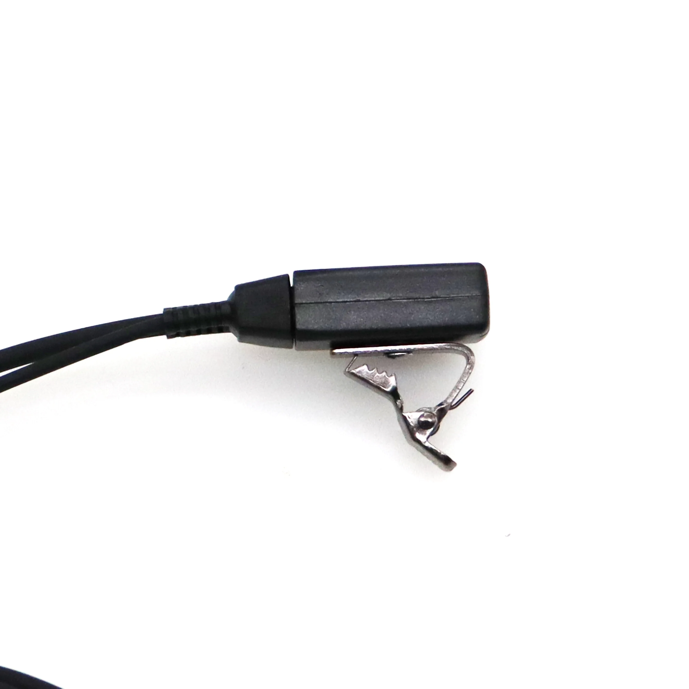 Walkie Talkie D Shape Soft Ear Hook Earpiece 2 Pin PTT with Mic Headset for UV-5R 888S 777S 666S BF Handheld BaoFeng Accessories thumbnail 3