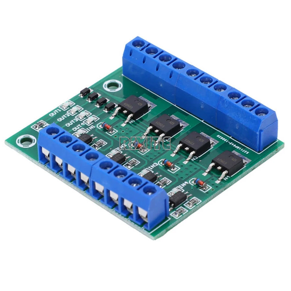 MOS FET F5305S 4 Channels Pulse Trigger Switch Controller PWM Input Steady for Motor LED 4 Way 4ch 4 way Diy Electronic Module thumbnail 5