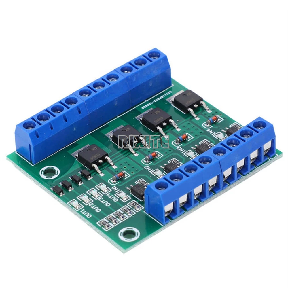 MOS FET F5305S 4 Channels Pulse Trigger Switch Controller PWM Input Steady for Motor LED 4 Way 4ch 4 way Diy Electronic Module thumbnail 3