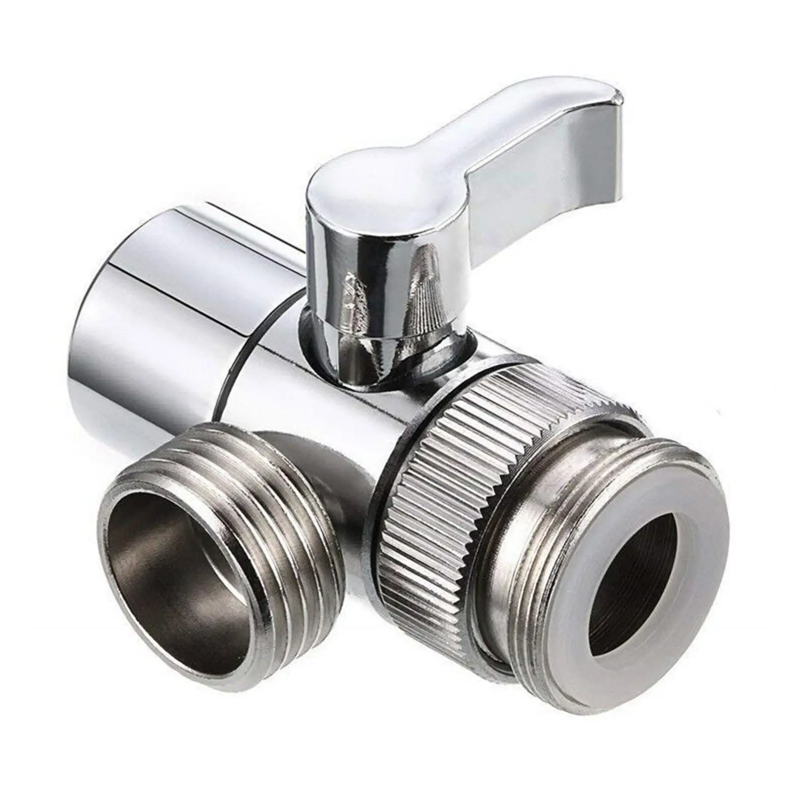 Universal Faucet Adapter Kitchen Sink Splitter Diverter Valve Water Tap Connector for Bathroom Toilet Bidet Shower thumbnail 5