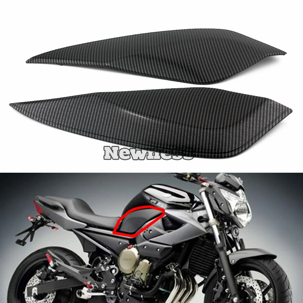 Motorcycle Body Fairings Carbon Front Bracket Side Cover Panel Cowl Fender Fairing For Yamaha XJ6 2009 2010 2011 2012 thumbnail 5