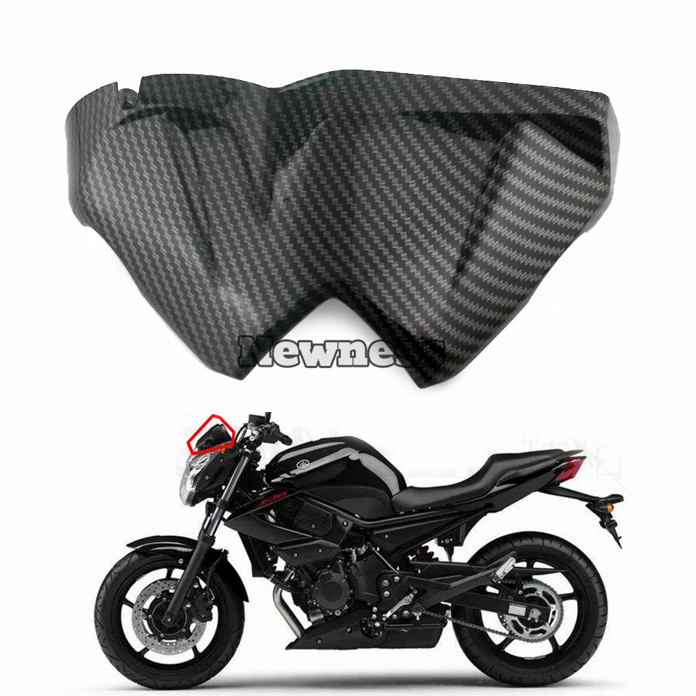 Motorcycle Body Fairings Carbon Front Bracket Side Cover Panel Cowl Fender Fairing For Yamaha XJ6 2009 2010 2011 2012 thumbnail 4