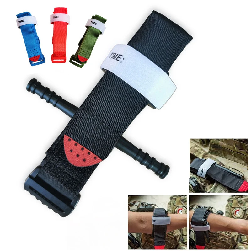 First Aid CAT Tourniquet Spinning Tourniquet Buckle Type Alloy Outdoor Camping Adventure Hemostatic Bandage Survival Gear thumbnail 2