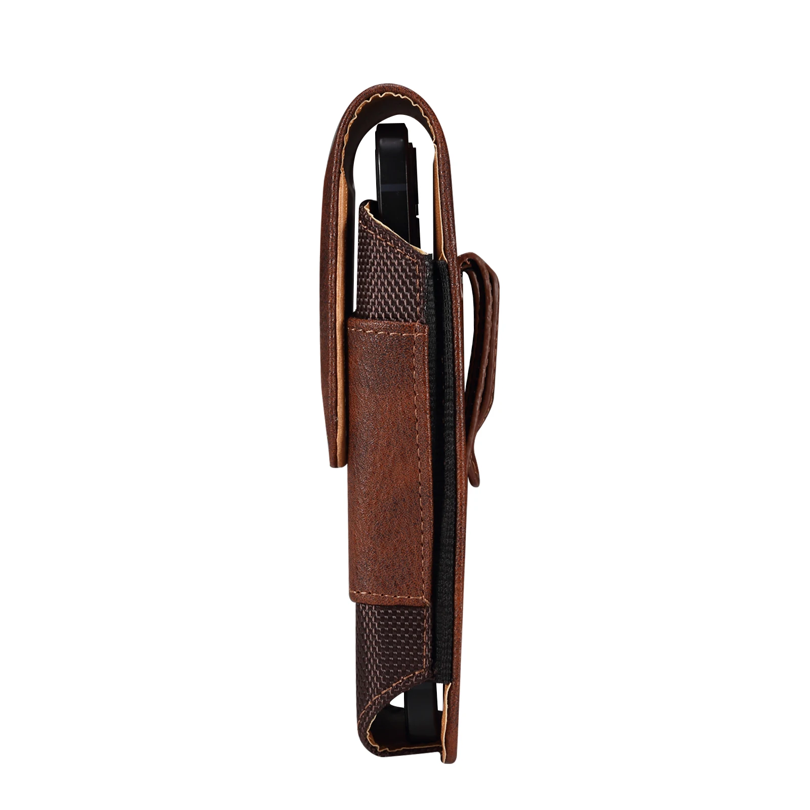 Universal Leather Men Waist Bag Mobile Phone Belt Clip Case For iPhone Samsung Galaxy Xiaomi Redmi Poco Oppo 7 Pro Holster Pouch thumbnail 3