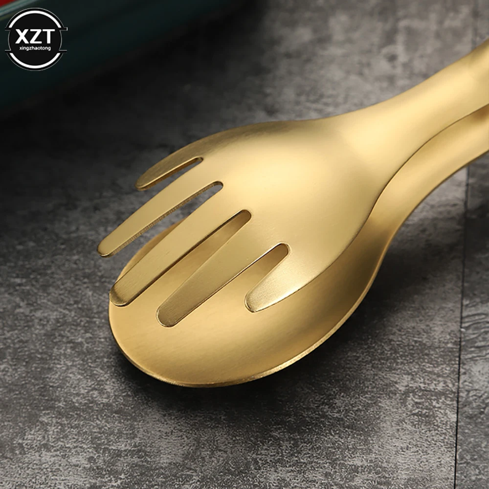 Stainless Steel Food Tongs Meat Salad Bread Serving Tongs For Barbecue Kitchen Accessories Non-Slip BBQ Clip Cooking Tools New thumbnail 3