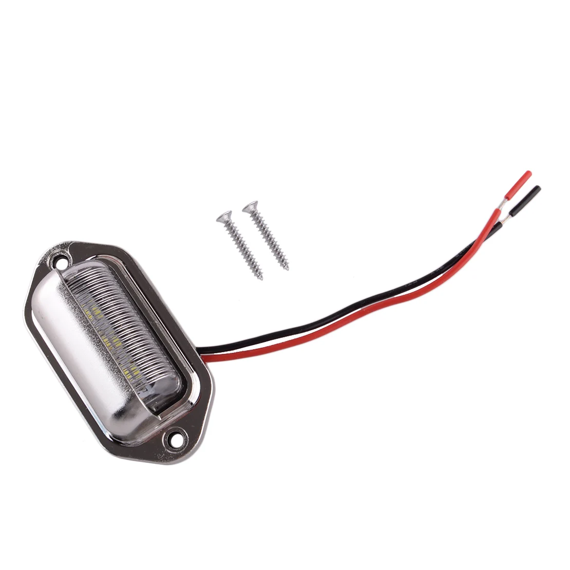 4Pcs 12V-24V Waterproof LED Deck Courtesy Stern Transom License Number Plate Light For Marine Boat Trailer Motorcycle Car Truck thumbnail 2