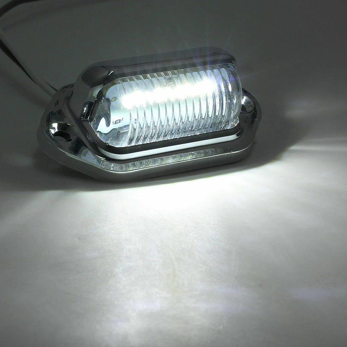 4Pcs 12V-24V Waterproof LED Deck Courtesy Stern Transom License Number Plate Light For Marine Boat Trailer Motorcycle Car Truck thumbnail 6