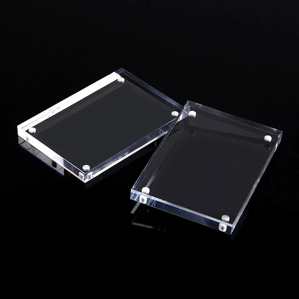 1 Pc Transparent Photo Frame Acrylic Magnetic Display Frame Poster Display Stand 3/5mm For Room Desk Home Decoration thumbnail 5