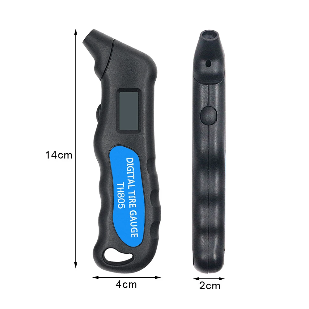 Universal TH805 Digital Car Tire Tyre Air Pressure Gauge Meter LCD Display Tester for Car Truck Motor Bike Manometer Barometers thumbnail 5