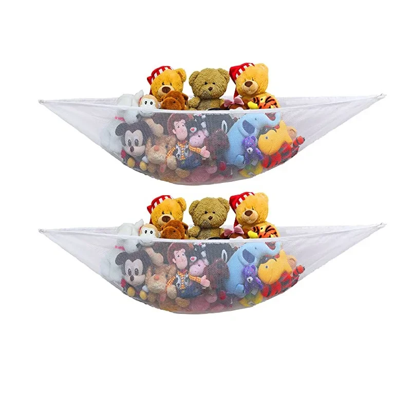 S/M/L Cute Children Bedroom Toys Hammock Net Stuffed Animals Toys Hammock Net Organize Storage Mesh Holder swing Storage Boxes thumbnail 6