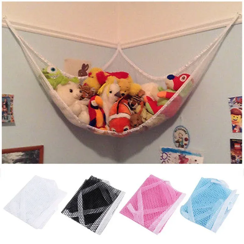 S/M/L Cute Children Bedroom Toys Hammock Net Stuffed Animals Toys Hammock Net Organize Storage Mesh Holder swing Storage Boxes thumbnail 3