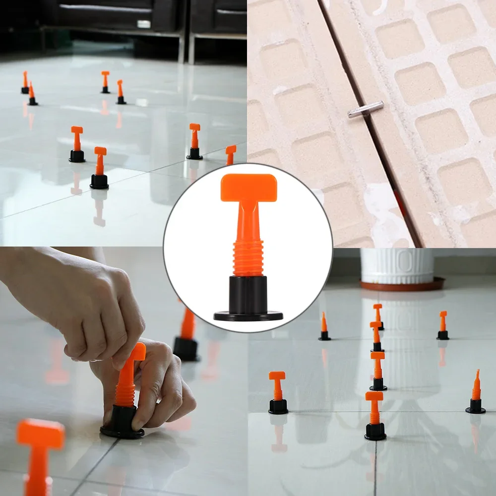 21-904Pcs Floor Tile Leveling System Clips Spacers Porcelain Ceramic Leveler Kit For Tile Laying Wall Fixing Construction Tools thumbnail 5