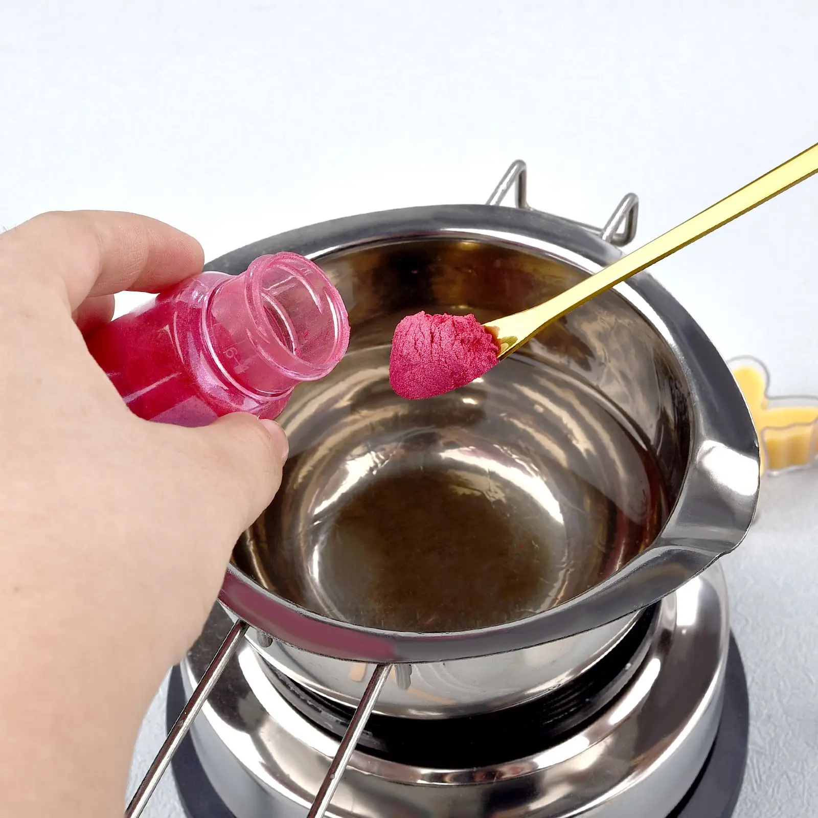 Stainless Steel Melting Wax Spoon Lacquer Spoon Wax Stirring Rod DIY Invitation Hand Account Retro Seal Making Auxiliary Tool thumbnail 4