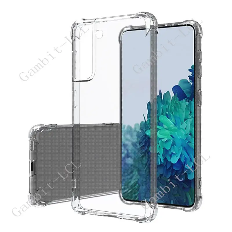 Anti-Falling Soft Case For Samsung Galaxy S22 Ultra S22 S22+ Plus S23 S20 S21 FE S10 Lite S10e Clear Transparent Protector Cover thumbnail 3