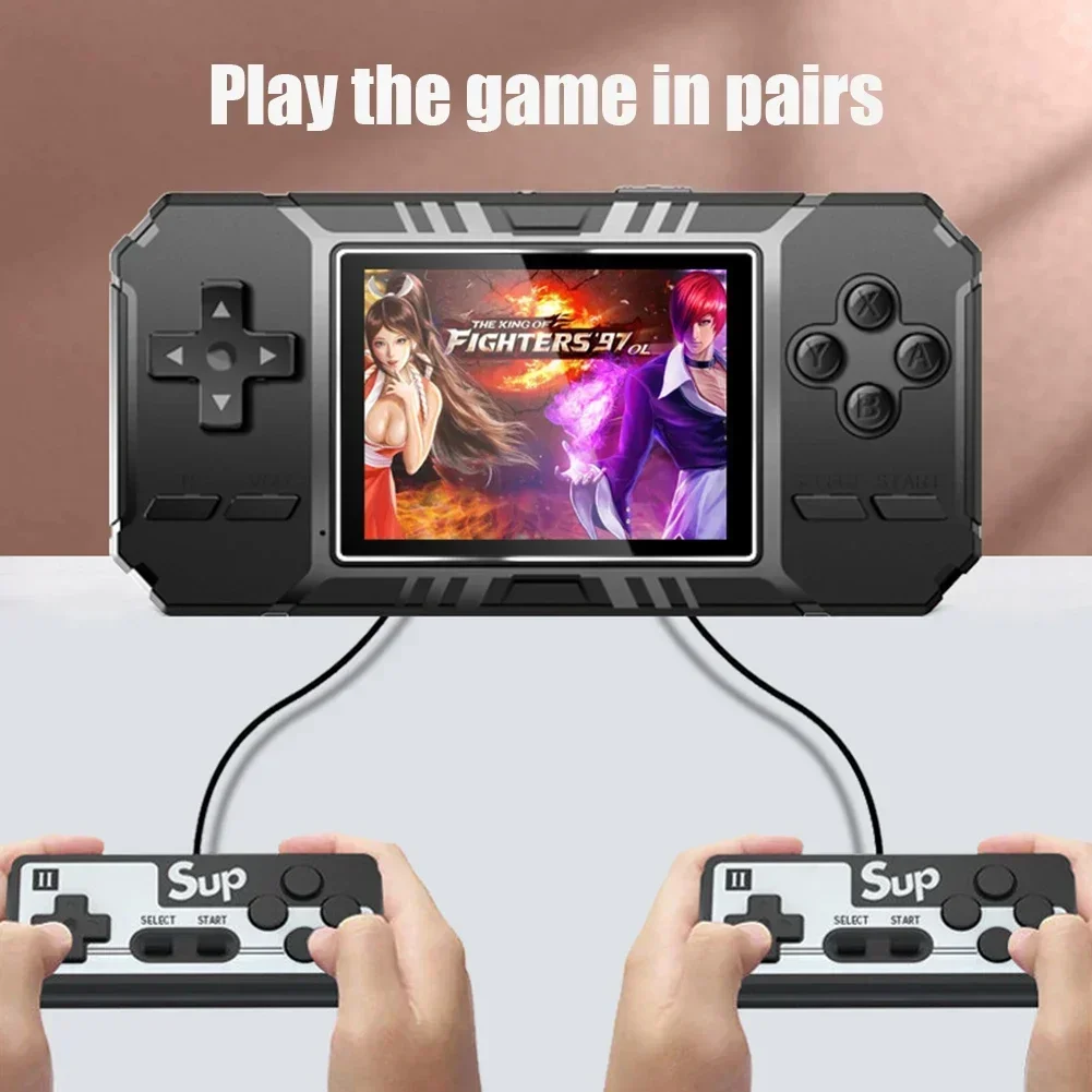 Portable Mini Handheld Game Console Retro Handheld Game Console 8-Bit 3.0 Inch Color LCD Game Player Built-in 520 Games thumbnail 5