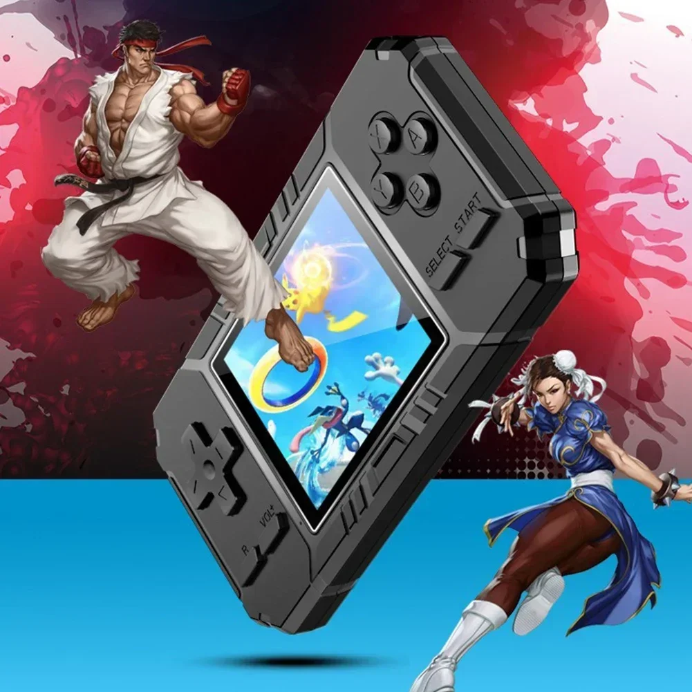 Portable Mini Handheld Game Console Retro Handheld Game Console 8-Bit 3.0 Inch Color LCD Game Player Built-in 520 Games thumbnail 6