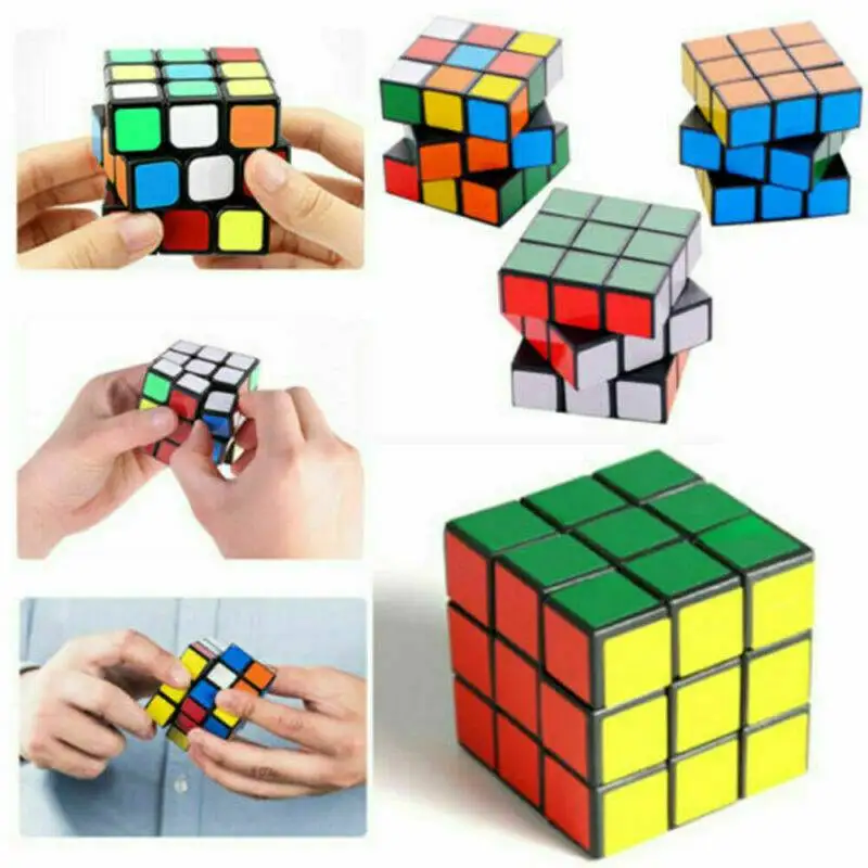 3x3 Magic Speed Cube 3x3x3 Puzzle Party Toy Professional Magic Cube 3D Smooth Puzzle Brain Teasers Twist Toys for Kids Adults thumbnail 2