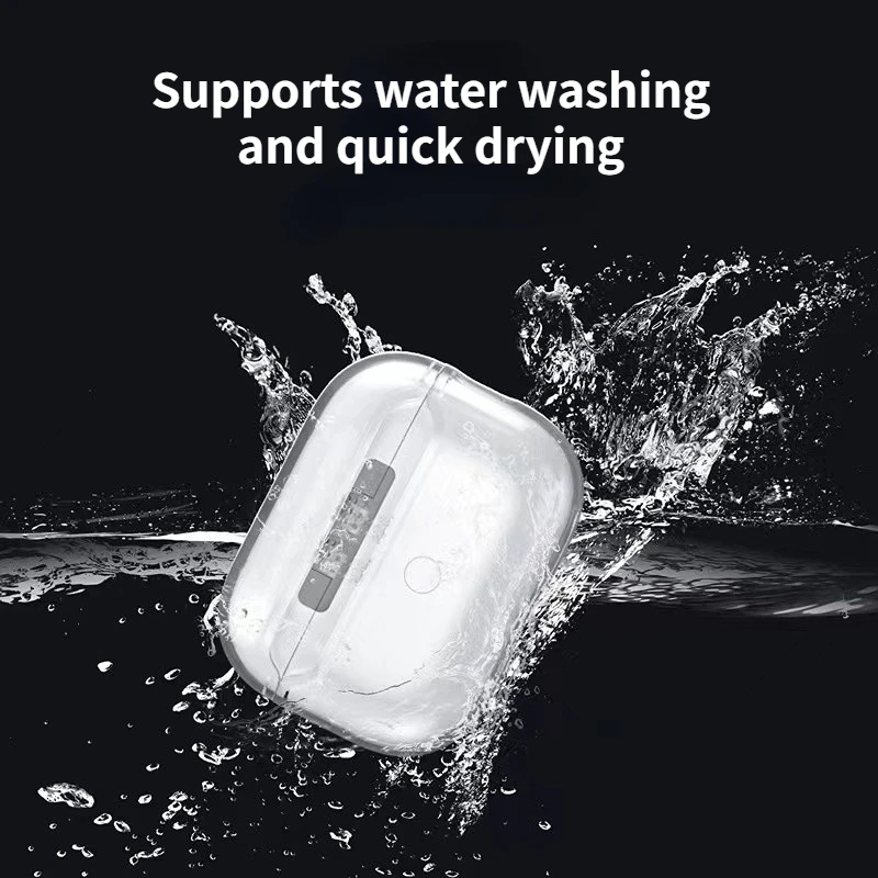 Transparent Protective Case Cover For Airpods Pro 2 EarphonesTPU Soft Skin Shockproof Case Designed for Airpods Pro2 Earbuds thumbnail 4