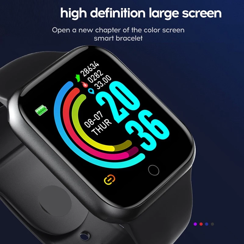 Watch Bluetooth Pro Smart Fitness Tracker Sports Watch Heart Rate Monitor Blood Pressure Smart Watch Bracelet for Android IOS thumbnail 2