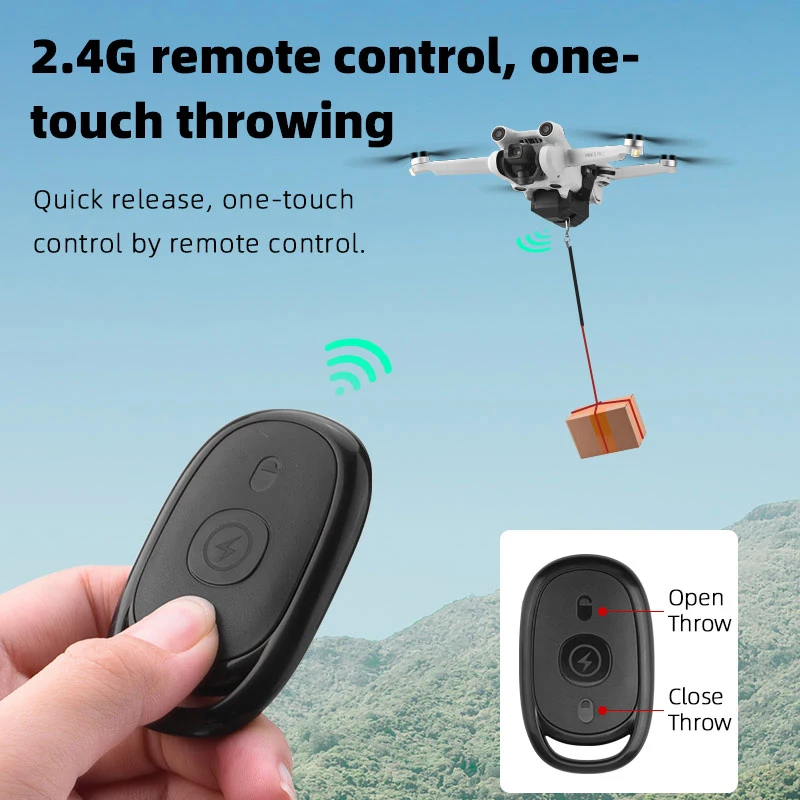 Thrower Airdrop Airdropper Delivery for DJI AIR 3/3S/Mavic 3 PRO/3//Mini 4 PRO/Mini3Pro/MINI3/Mavic Air 2/Air 2SDrone Accessory thumbnail 4