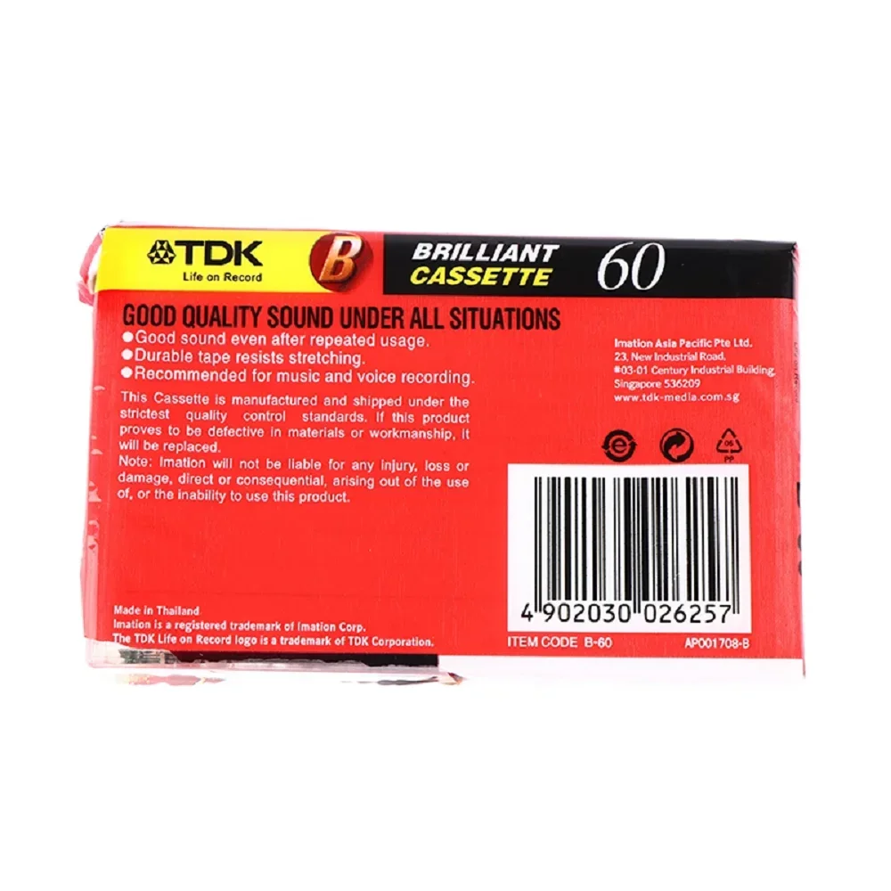 10PCS High Qulity Standard Cassette Blank Tape Player Empty 60 Minutes Magnetic Audio Tape Recording For Speech Music Recording thumbnail 3