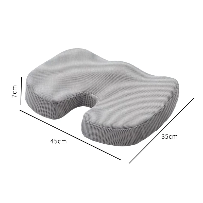 Ergonomic Memory Cotton Office Cushion Hemorrhoid Cushion Chair Cushion Sedentary Artifact Student Ass Cushion thumbnail 6