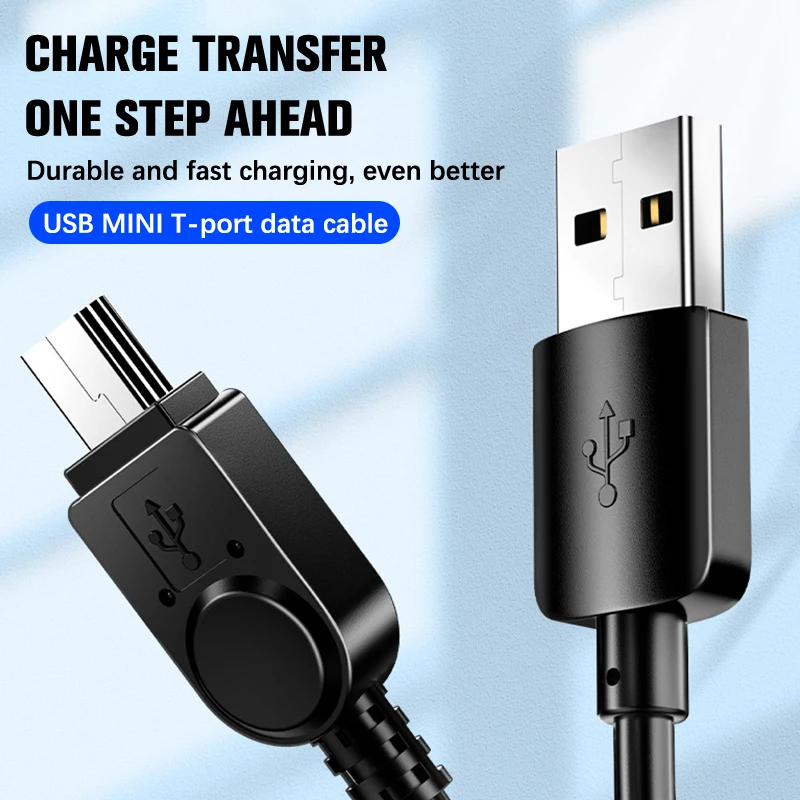 0.25M/1M/2M/3M Mini USB Cable Mini USB To USB Fast Data Charger Cable For MP3 MP4 Player Car DVR GPS Digital Camera HDD Mini USB thumbnail 5
