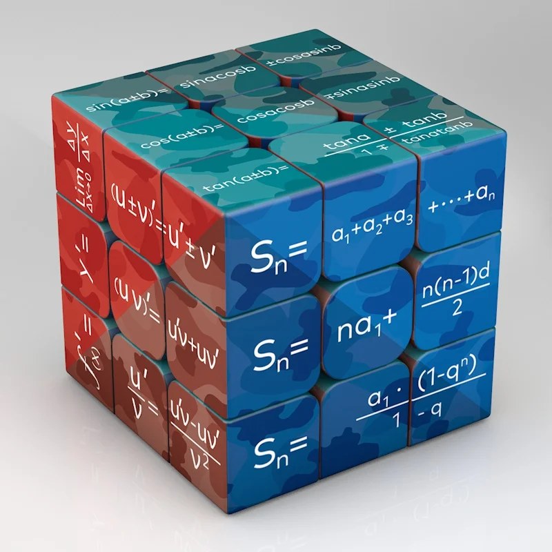 3x3x3 Magic Puzzle Cube Math Chemistry Element Physical Kids Puzzle Cube with Base Magico Cubo Children's Gifts Educational Toys thumbnail 4