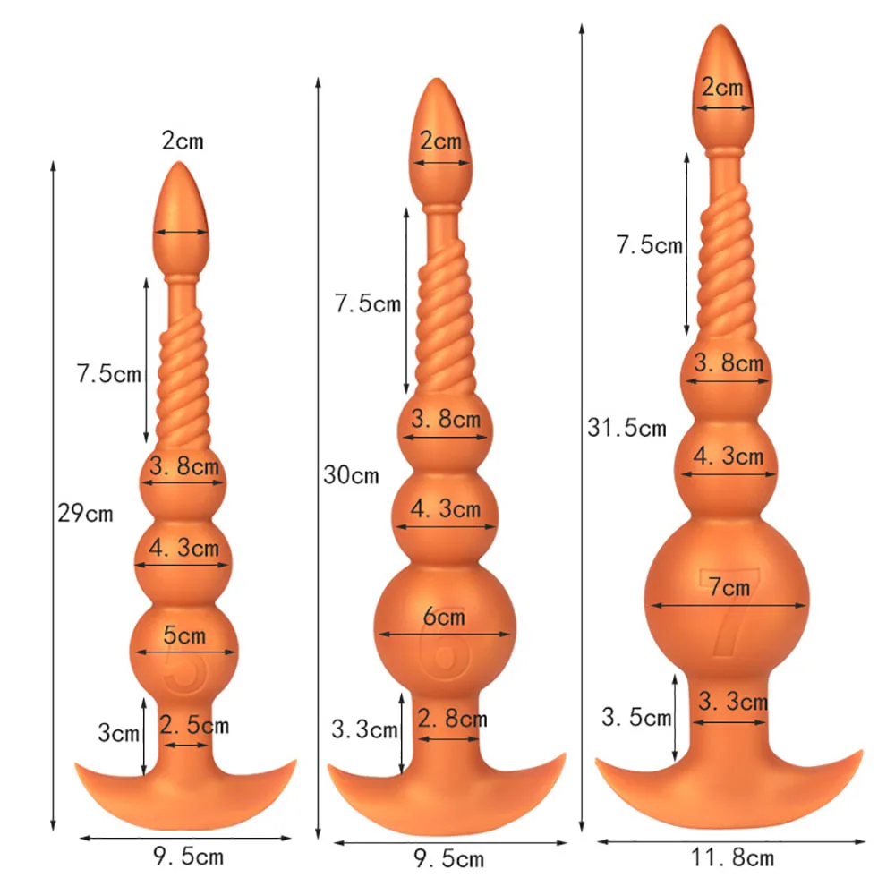 18+ Anal Plug with Tail Long Butt Plug Soft Liquid Silicone Huge Anal Plug Cosplay Sex Toys For Couple Adult Games Buttplug thumbnail 6