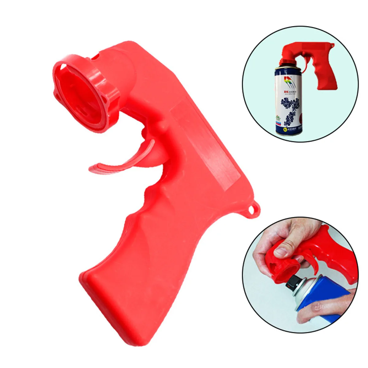 Professional Aerosol Car Spray Adaptor Paint Gun Handle Grip Airbrush Paint Full For Auto Polish Adapter Handle Trigger Tool