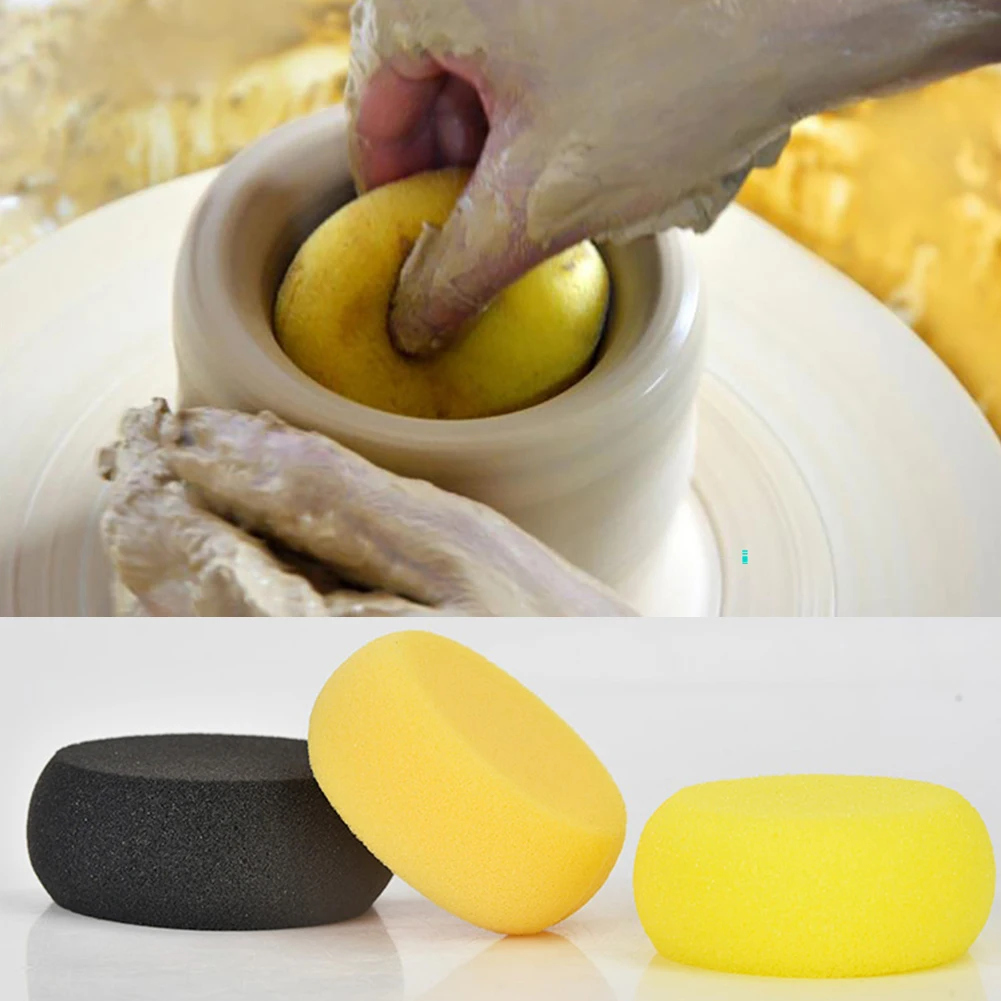 Cleaning Sponges Round Pottery Painting Clay Craft Petal Daubers Crafting Sponge Applicator Pads Clean Washer Washing Tool thumbnail 2
