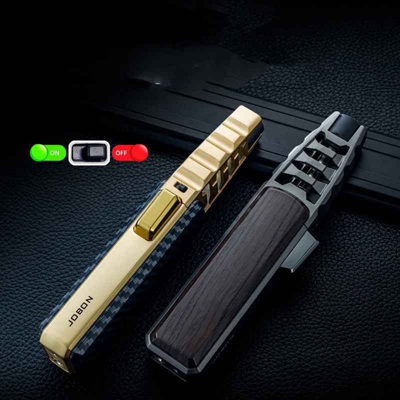 New JOBON Windproof Pen Airbrush Jet Butane Tube Lighter Metal Gas Kitchen Outdoor BBQ Cigar Lighter thumbnail 3