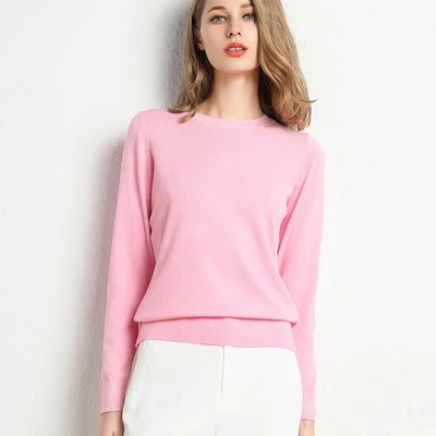 Comfortable Pullover Cashmere Sweater Women Tops thumbnail 4