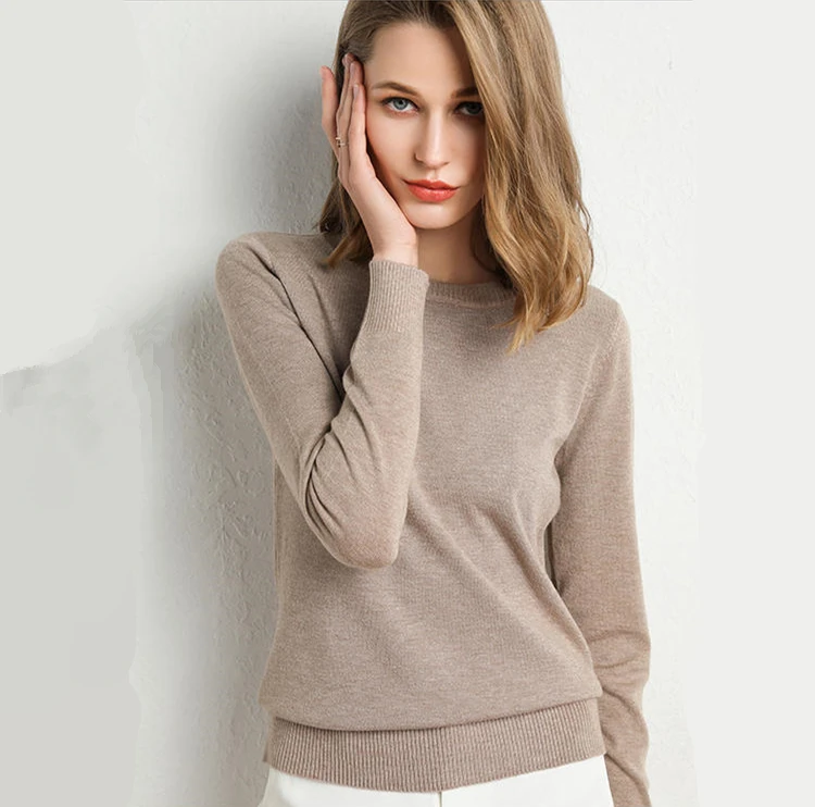 Comfortable Pullover Cashmere Sweater Women Tops thumbnail 6