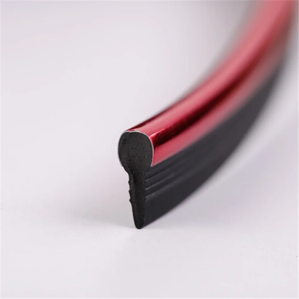 Car Interior Moulding Trim 5M/3M/1M Red Interior Car Trim PVC Insert Styling Decoration Moulding Trims Strip Car Decorative Line thumbnail 5