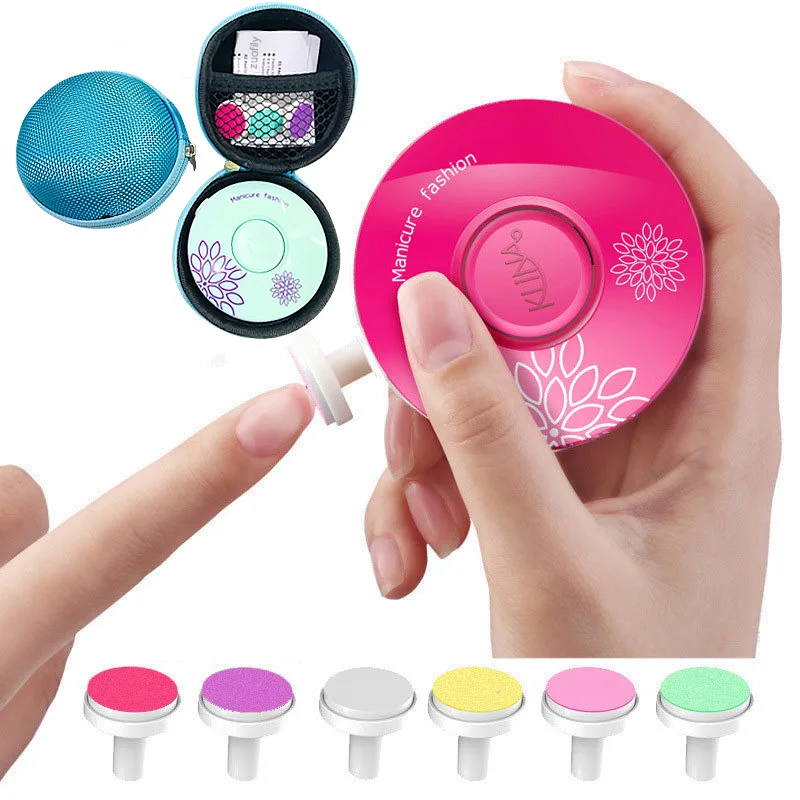 Electric Baby Nail Trimmer Kid Nail Polisher Tool Infant Manicure Scissors Baby Hygiene Kit Baby Nail Clipper Cutter for Newborn