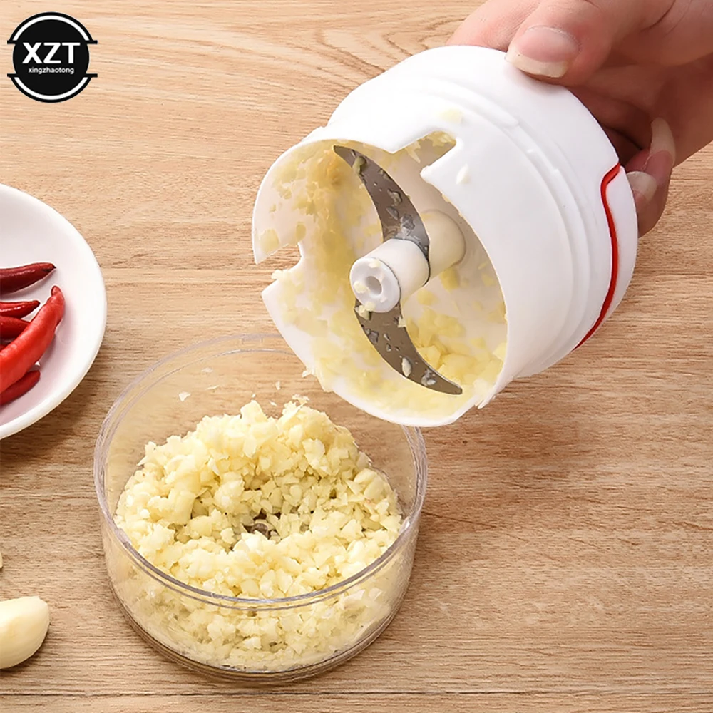 Mini Garlic Cutter Multifunctional Garlic Pounder Manual Garlic Puller Meat Grinder Food Chopper Kitchen Tools thumbnail 3