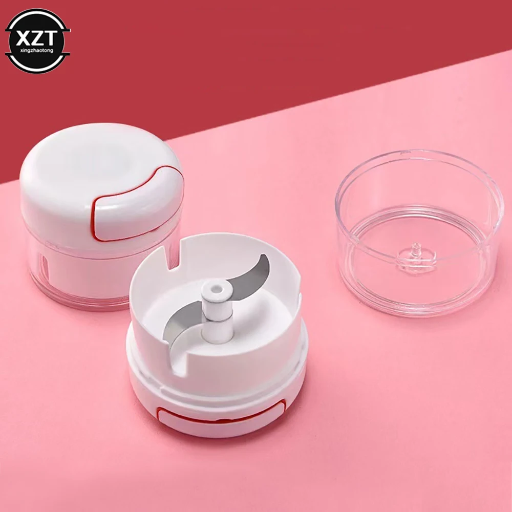 Mini Garlic Cutter Multifunctional Garlic Pounder Manual Garlic Puller Meat Grinder Food Chopper Kitchen Tools thumbnail 4