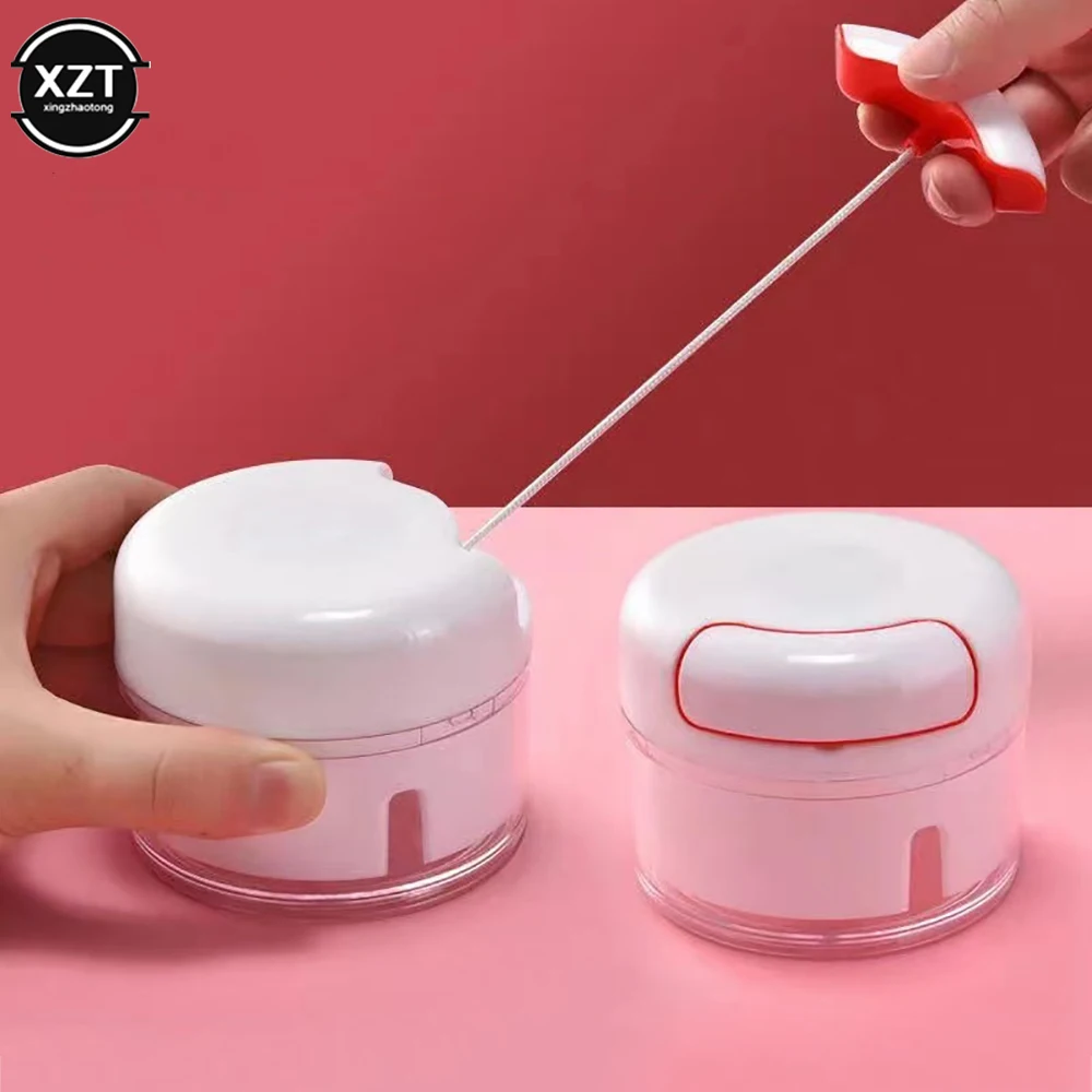 Mini Garlic Cutter Multifunctional Garlic Pounder Manual Garlic Puller Meat Grinder Food Chopper Kitchen Tools thumbnail 5
