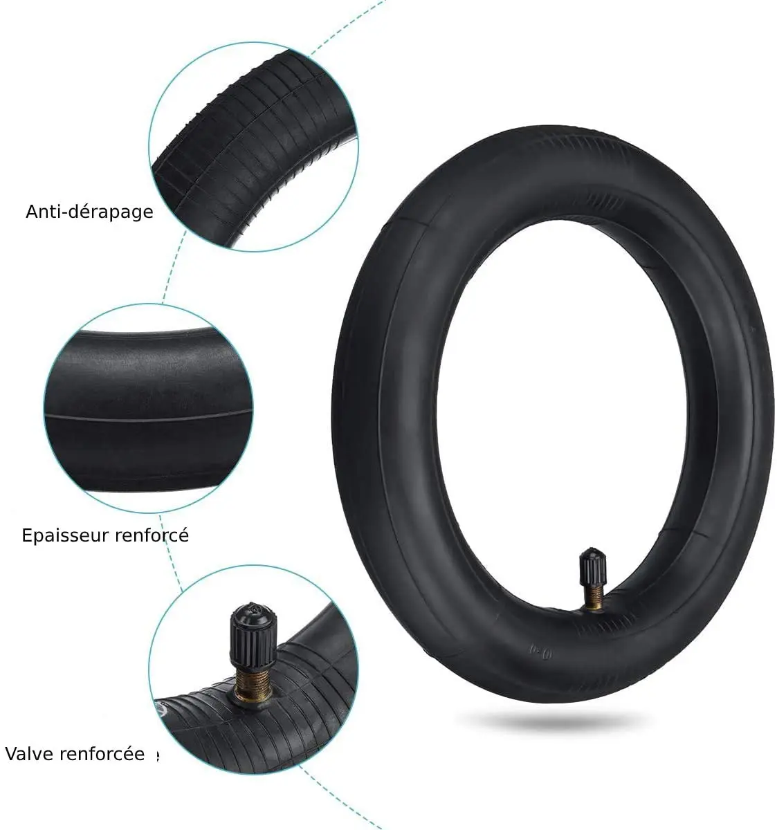 For Xiaomi Electric Scooter Tire Rubber Tire 8 1/2x2 Upgraded Thicken Inner Tube 8.5" M365 Pro Front Rear Replacement Tyre thumbnail 4