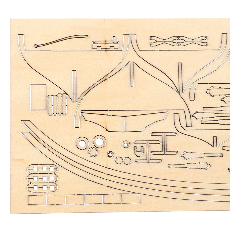 Handmade Wooden Sailboat Ship Kits 1:100 Scale DIY Model Toy Home Decoration Boat Gift Toy Wooden Ships Model Assembly Toy thumbnail 3